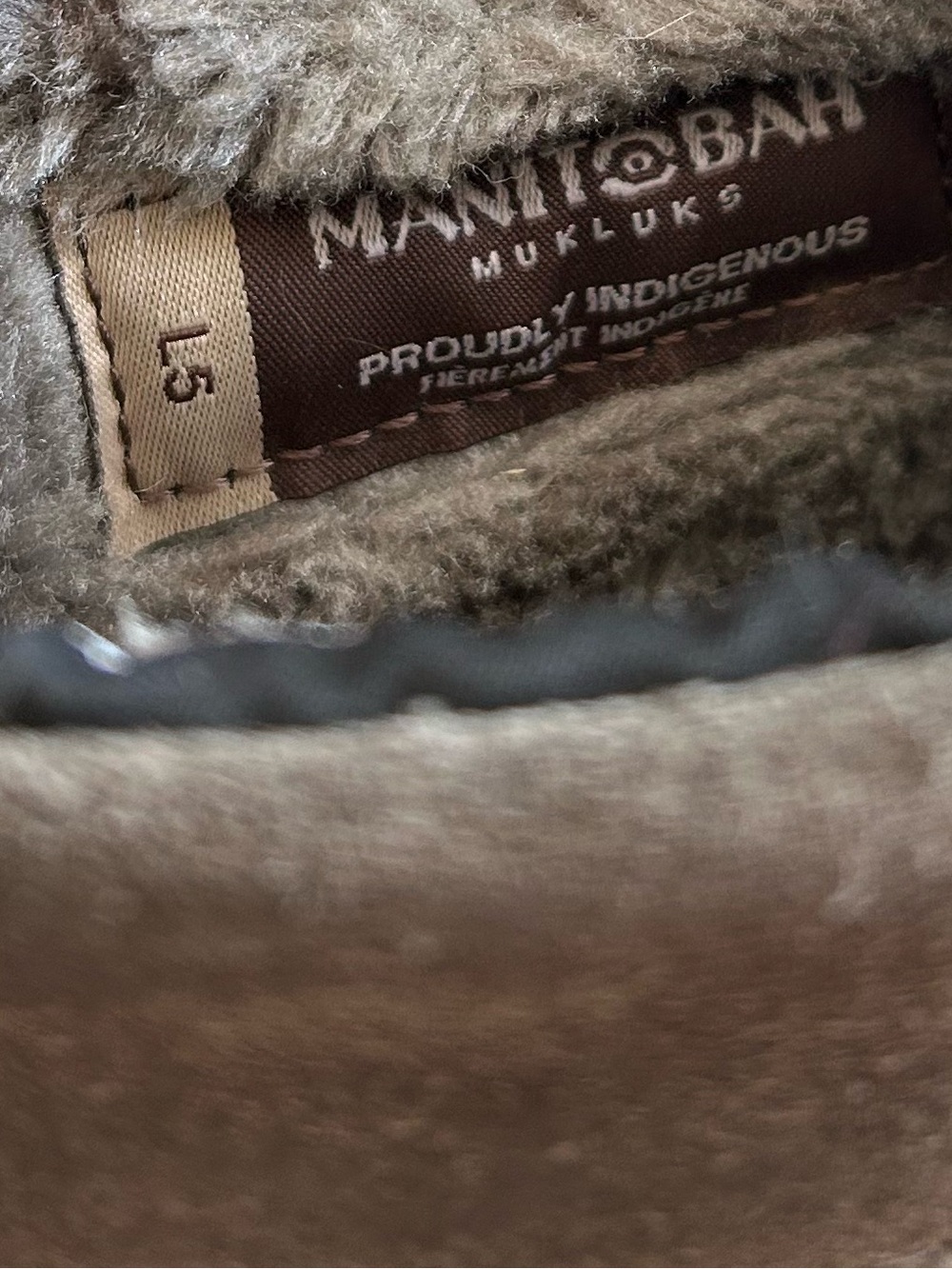 Manitobah Mukluks Waterproof Snowy Owl Gray Suede Fur Winter Boots Cozy Warm - Picture 11 of 12